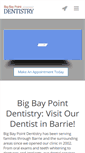 Mobile Screenshot of bigbaypointdentistry.ca